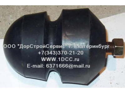 Отбойник рессоры передней круглый с болтом H2/H3 HOWO (ХОВО) WG9725521210 фото 1 Прокопьевск
