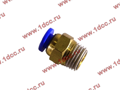 Фитинг (бронза, прямой, П конус 10) d-6 HOWO (ХОВО)  фото 1 Прокопьевск