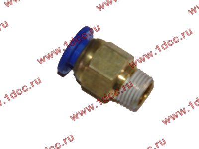Фитинг (бронза, прямой, П конус 14) d-6 HOWO (ХОВО)  фото 1 Прокопьевск